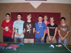 Gruppe A bei der Siegerehrung